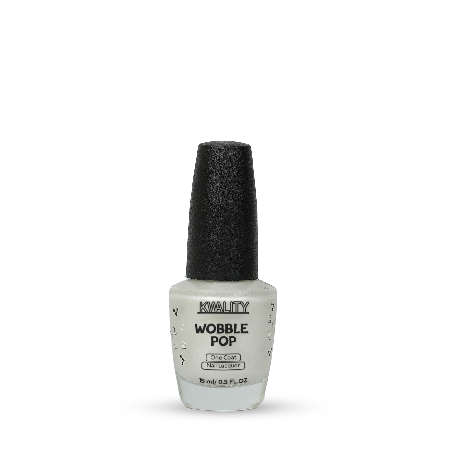 Wobblepop Nail Paint Pearl White - 15ml