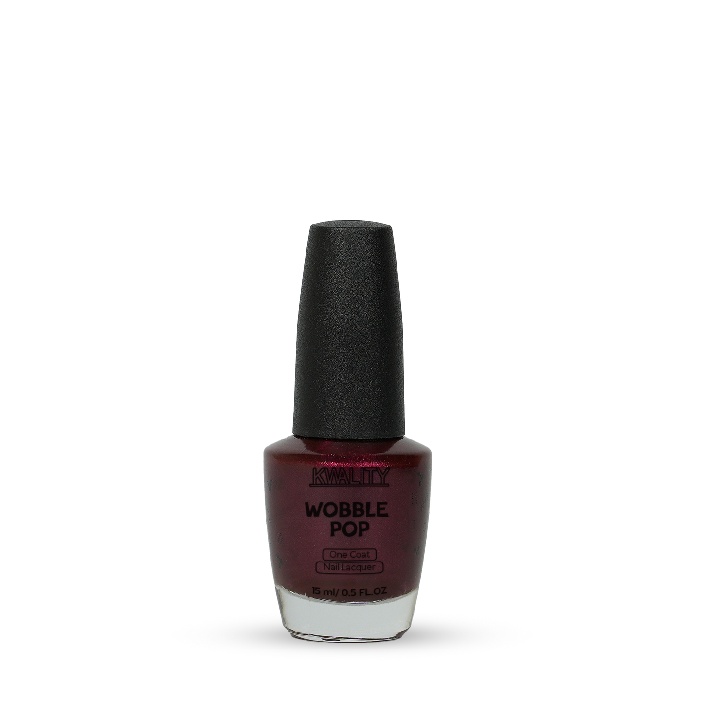 Wobblepop Nail Paint Ruby Wood - 15ml