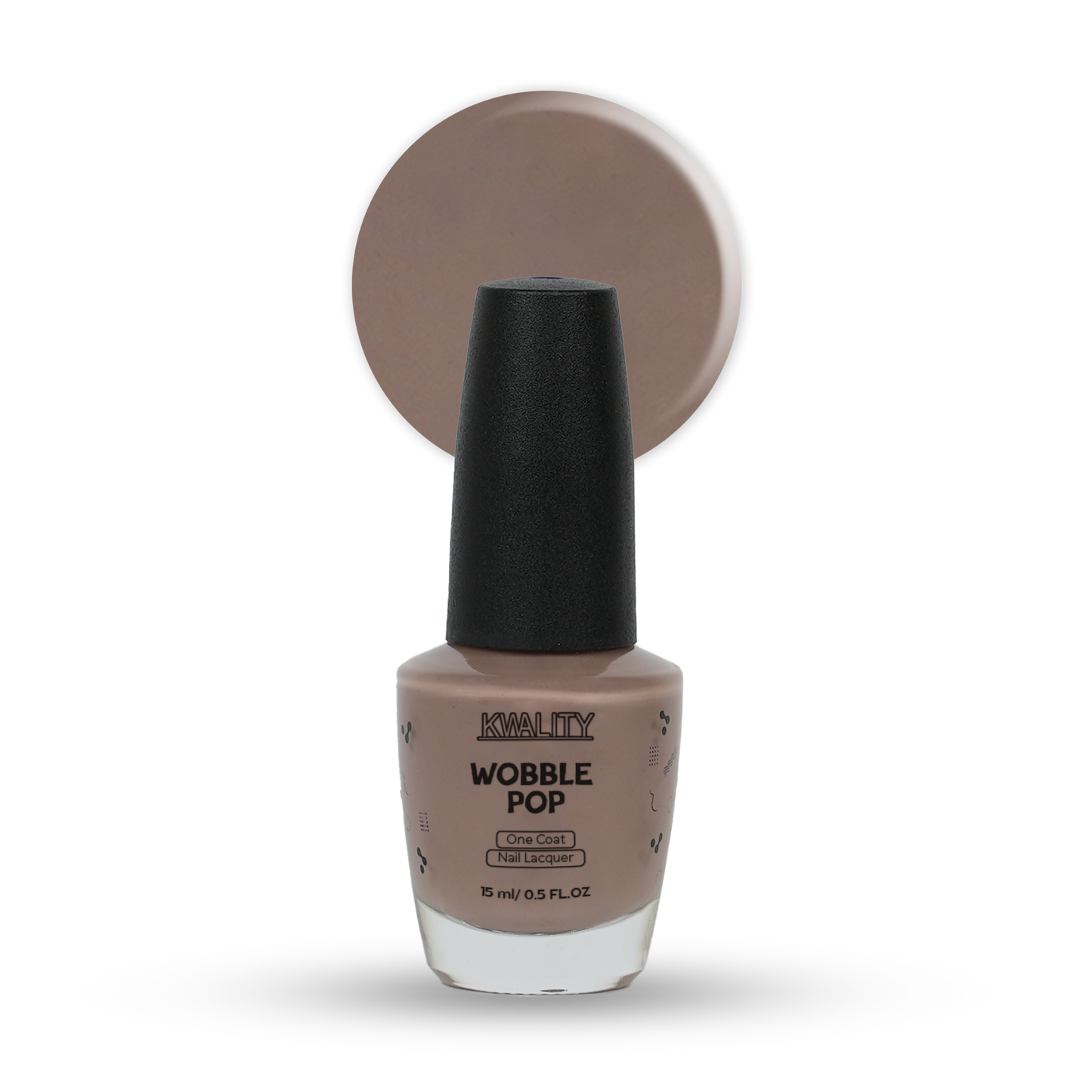 Wobblepop Nail Paint Cafe Au Lait - 15ml