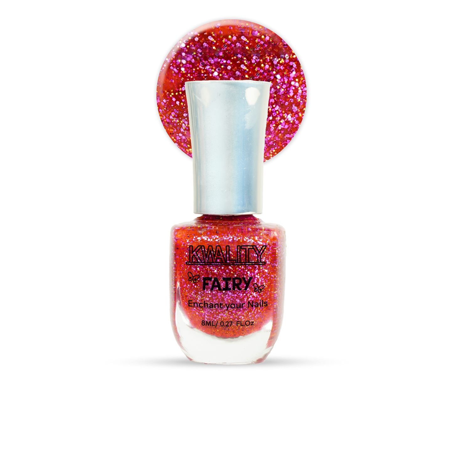 Fairy Nail Paint Crimson Pink - 15ml