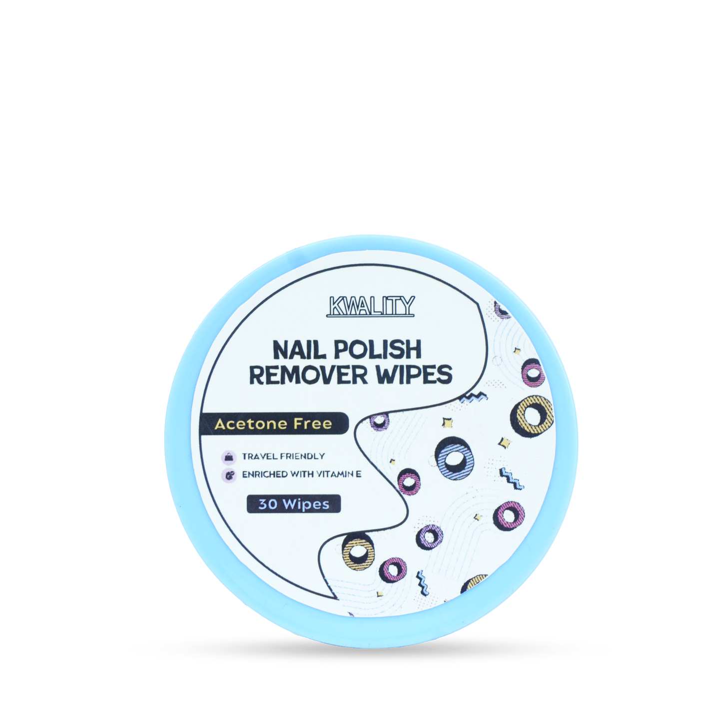 Sky Wipe Nail Polish Remover Wipes- 30 pieces | Paraben Free | | Vitamin E | Acetone-Free