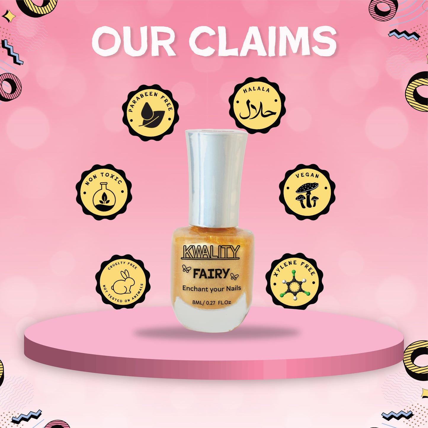 Fairy Nail Paint Gold Fish - 15ml