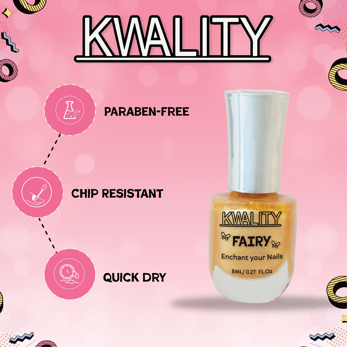 Fairy Nail Paint Gold Fish - 15ml