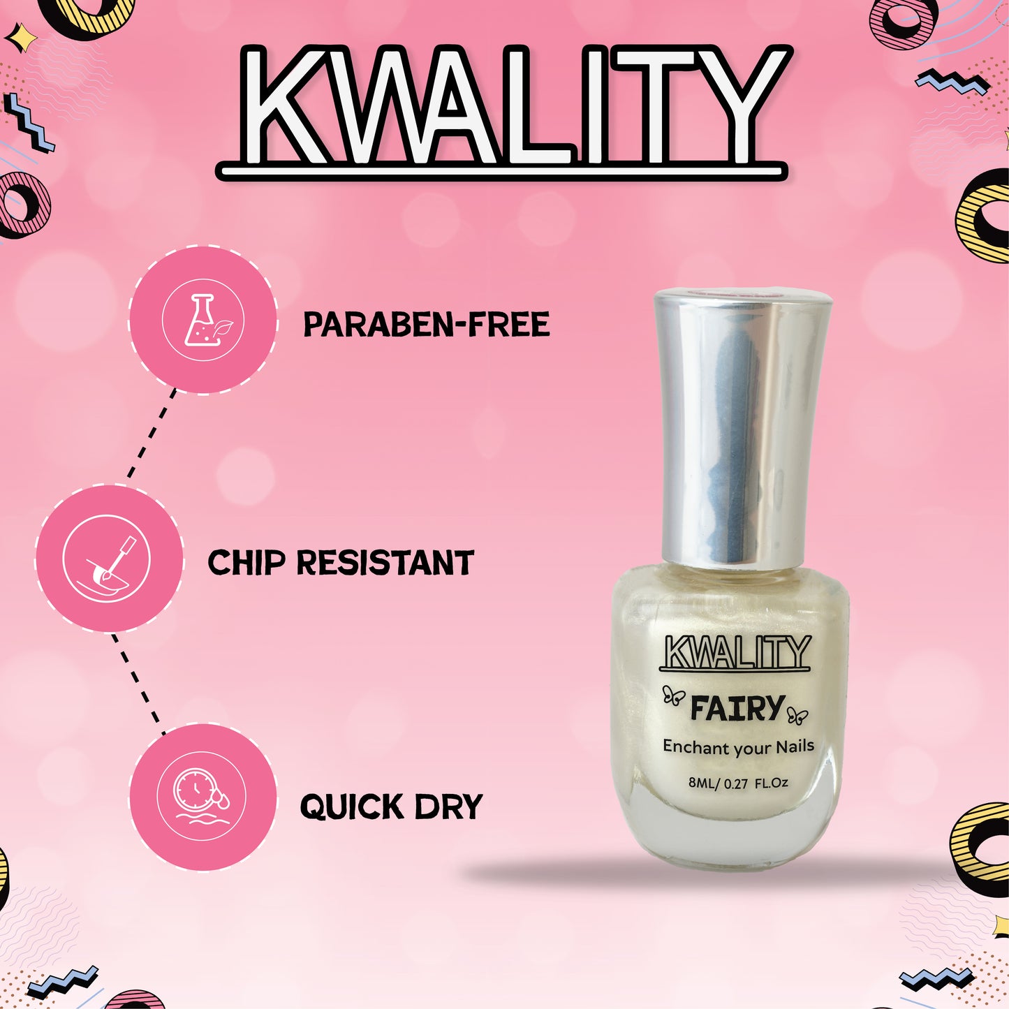 Fairy Nail Paint Ivory White - 15ml