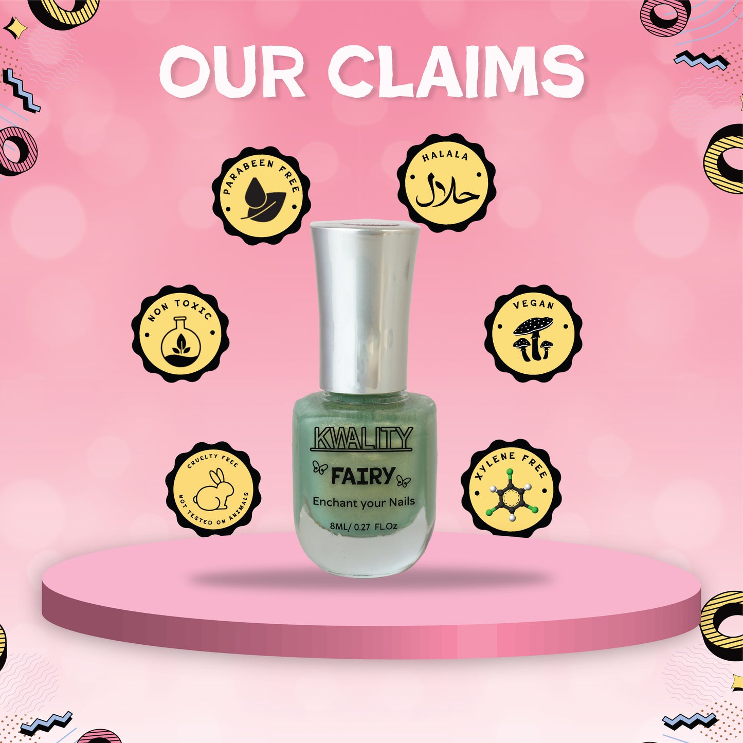 Fairy Nail Paint Dewy Leaf - 15ml