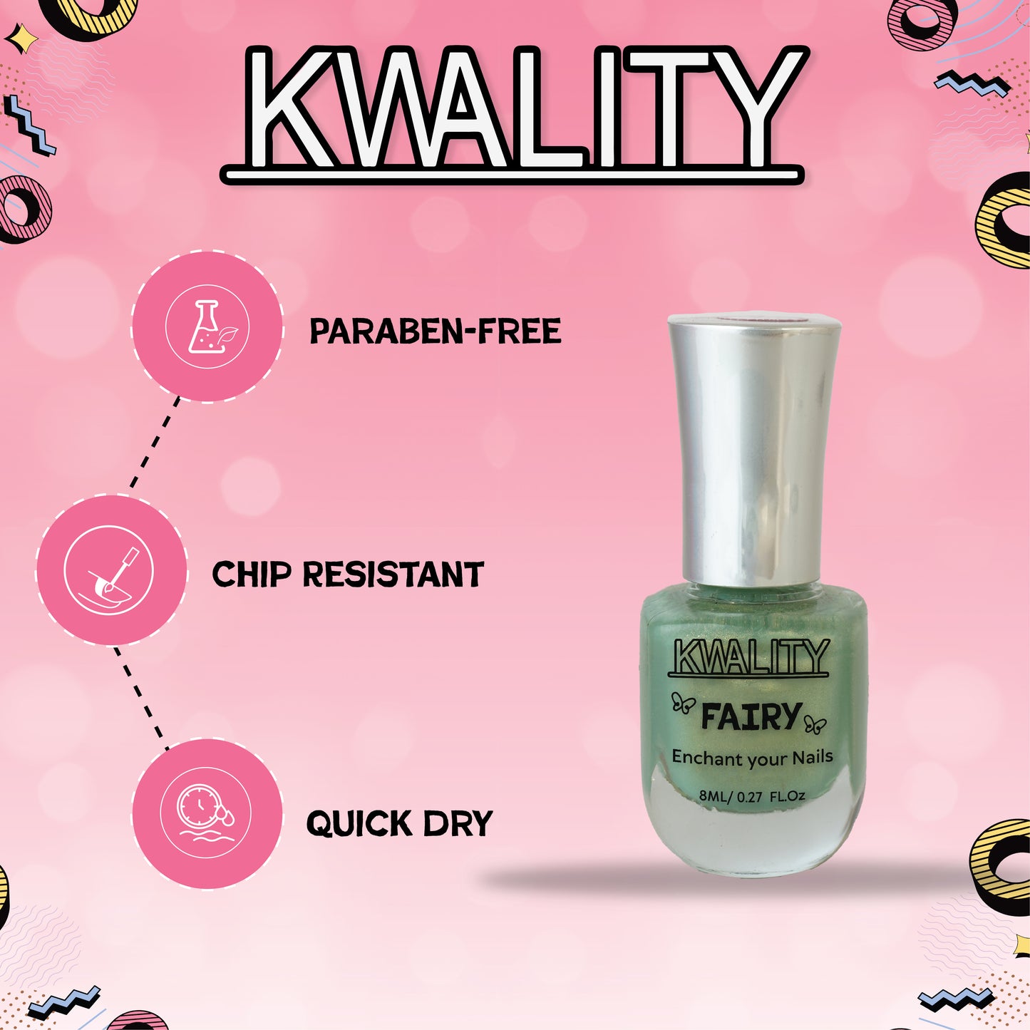 Fairy Nail Paint Dewy Leaf - 15ml