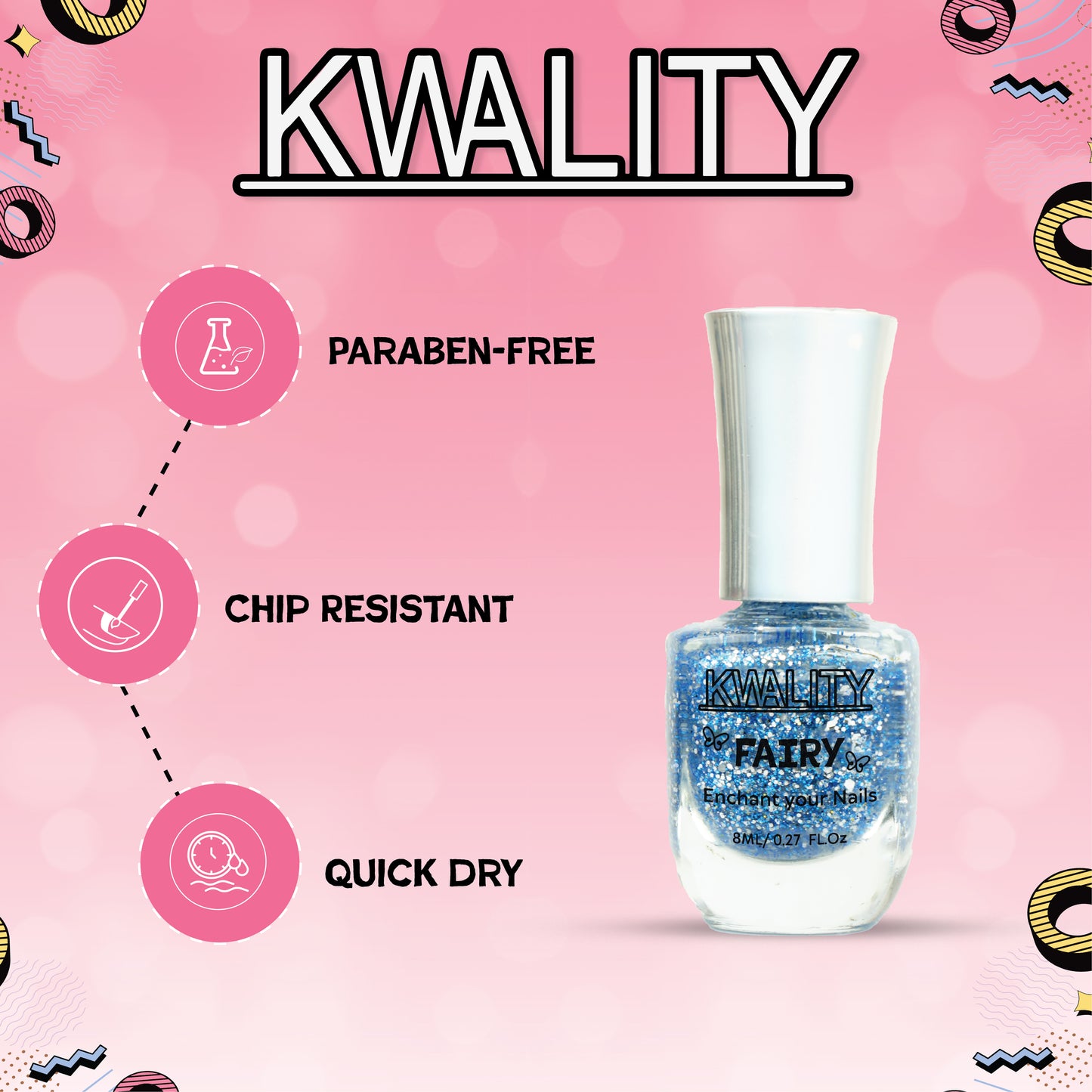 Fairy Nail Paint Ocean Crystal - 15ml