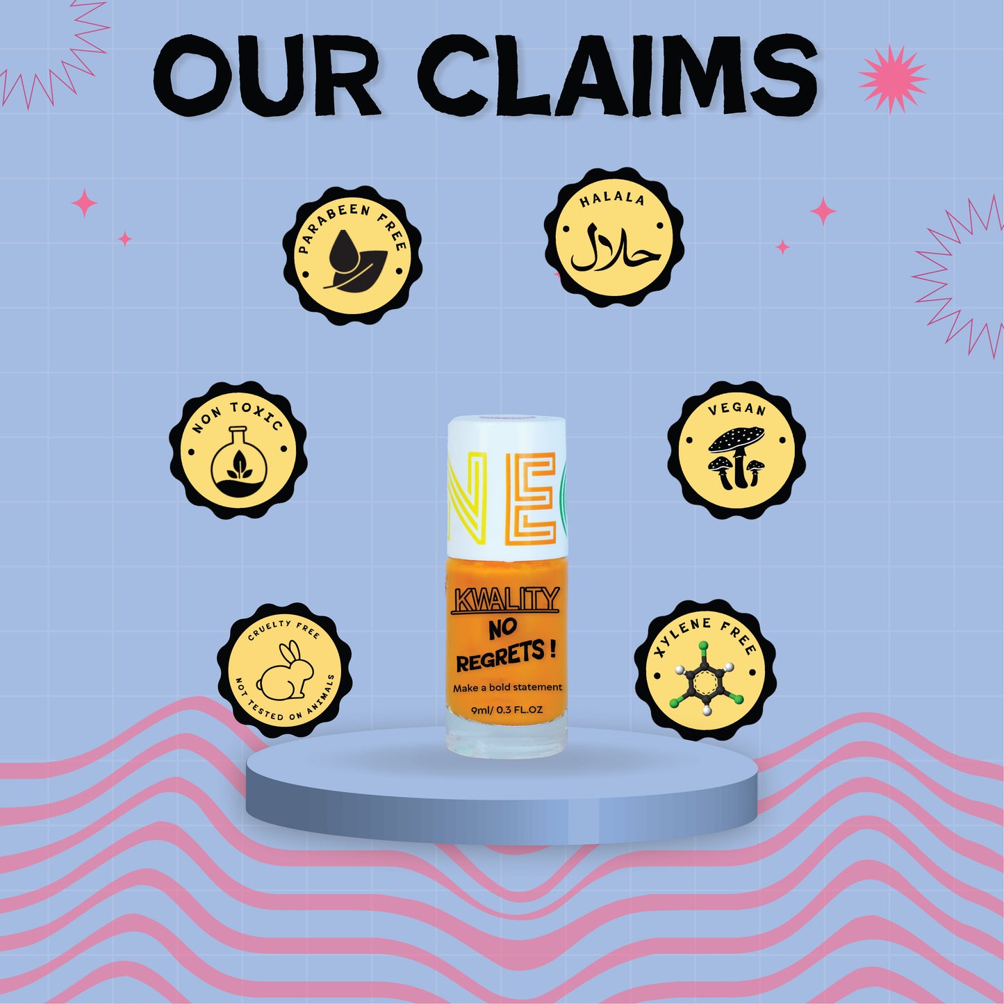 No Regret Nail Paint Marigold - 15ml