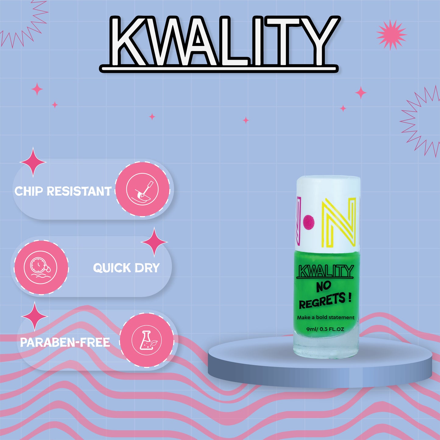 No Regrets Nail Paint Parakeet - 15ml