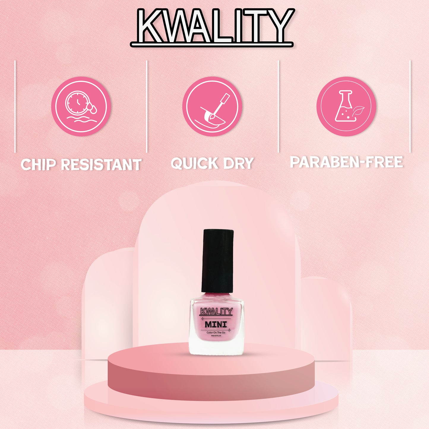 Mini Nail Paint Bubblegum - 5ml