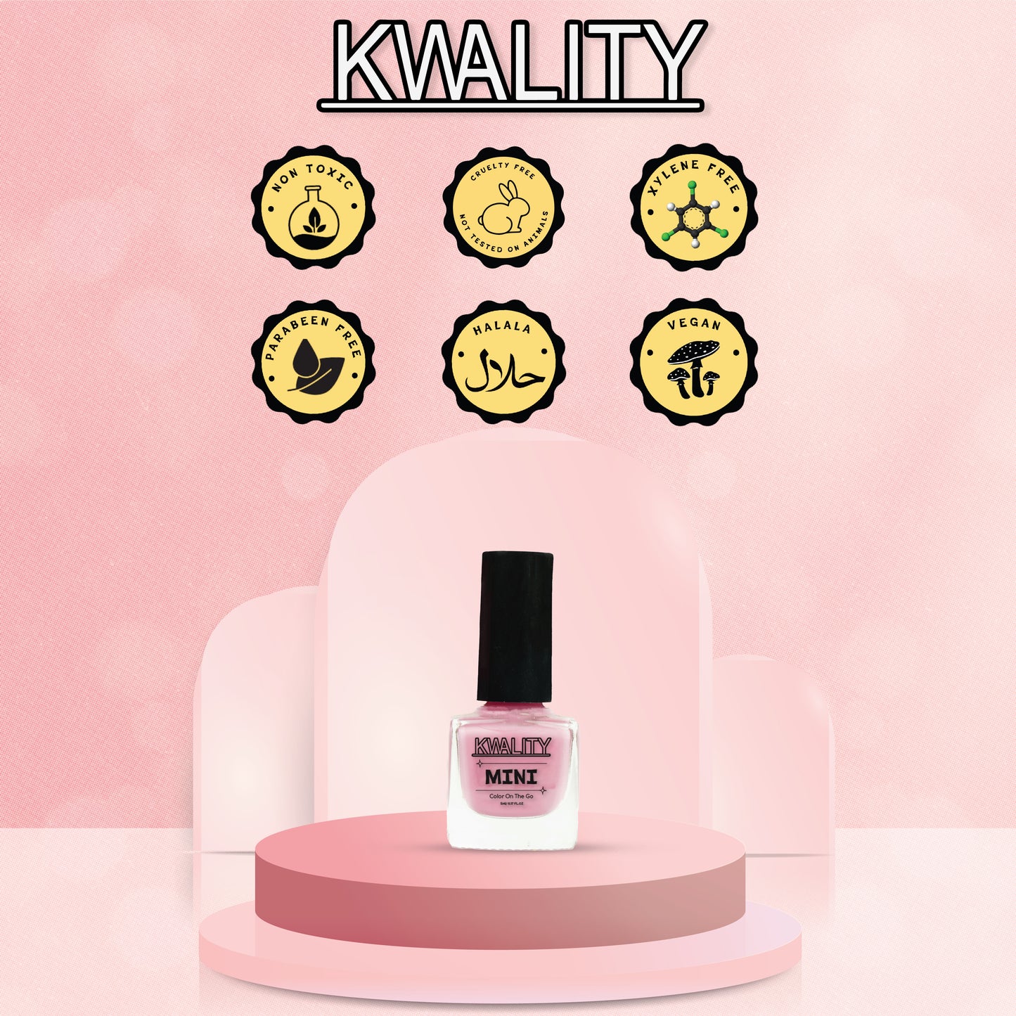 Mini Nail Paint Bubblegum - 5ml