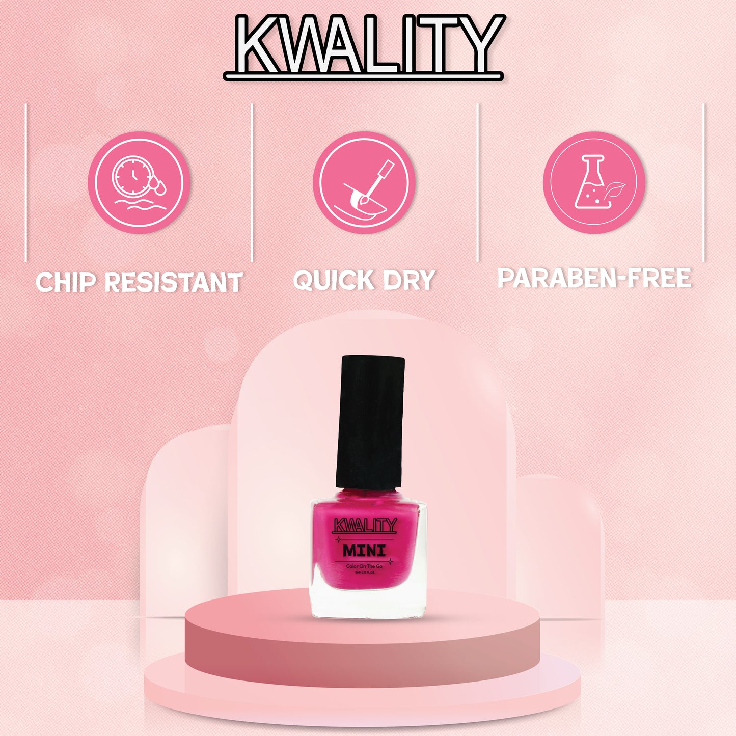 Mini Nail Paint Berry bossy - 5ml