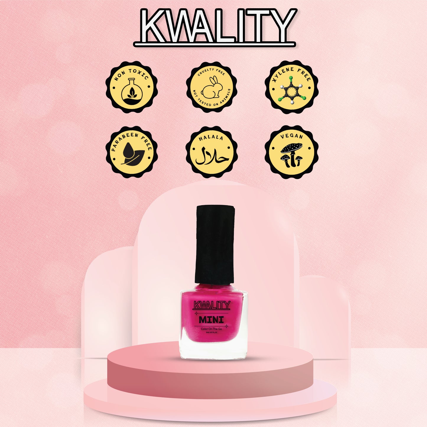 Mini Nail Paint Berry bossy - 5ml