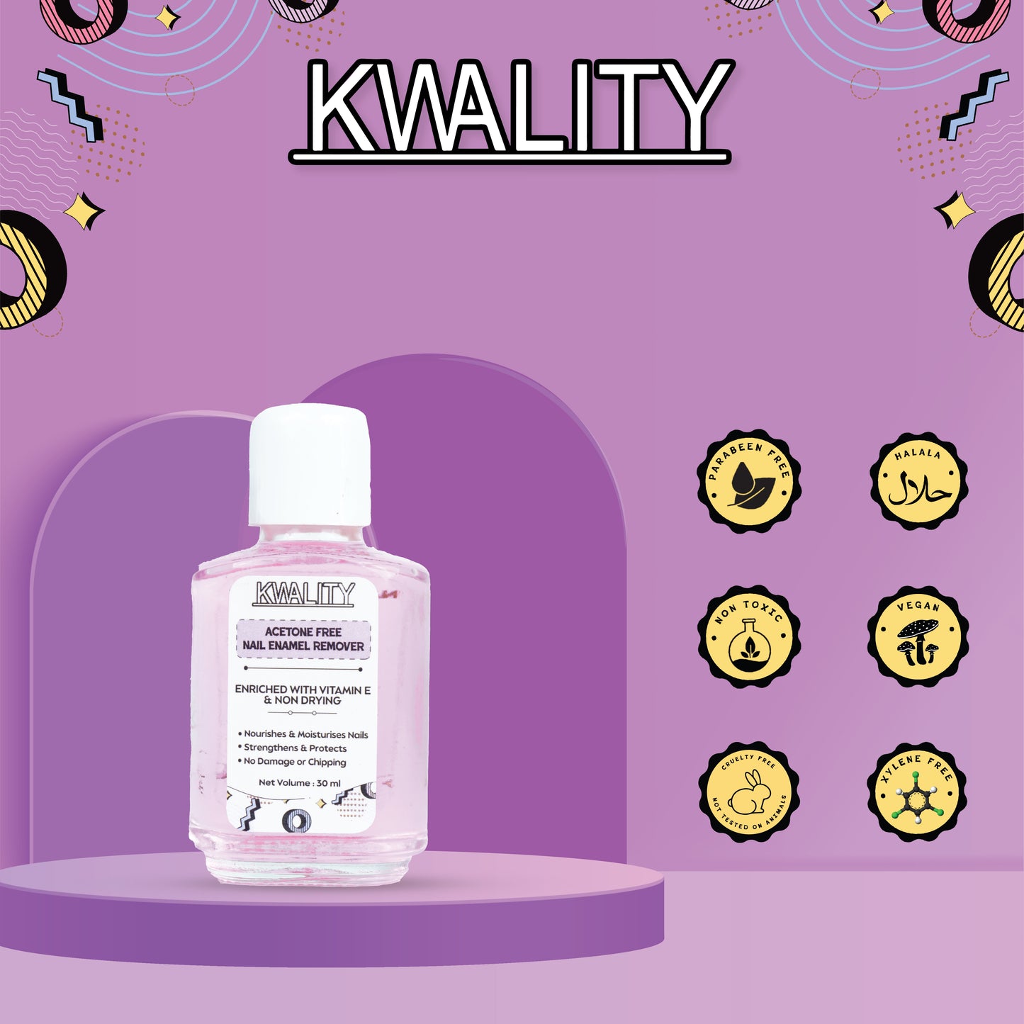 Sugar Puff Nail Enamel Remover- 30ml
