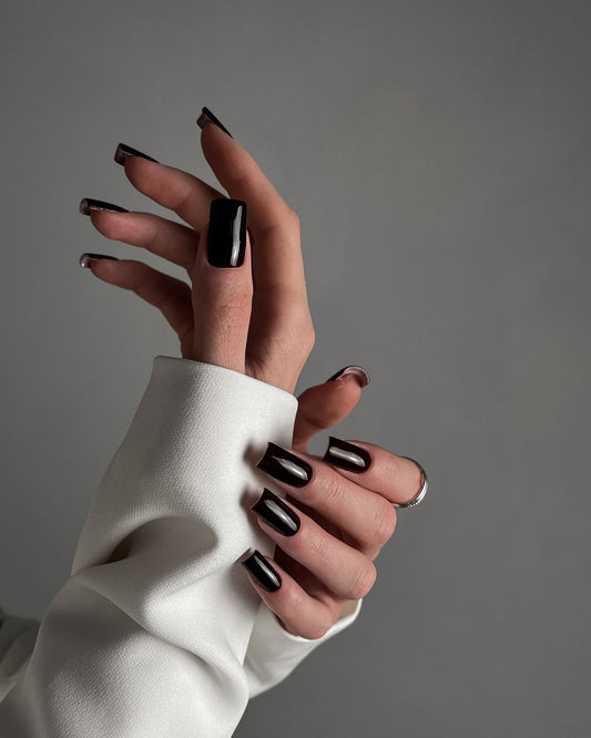 Wobblepop Nail Paint Black Matte - 15ml